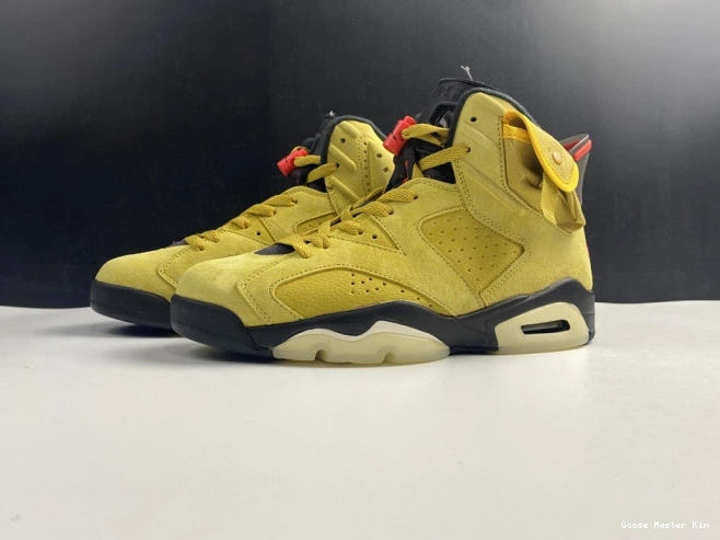 6 TRAVIS JORDAN AIR X SCOTT YELLOW CN1084-300 0725